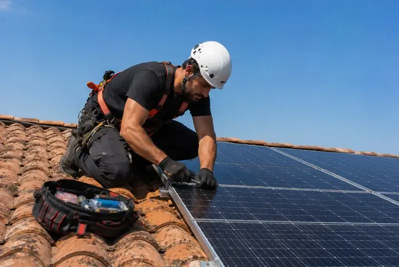 Maintenance et monitoring de panneaux solaires à Vignoc