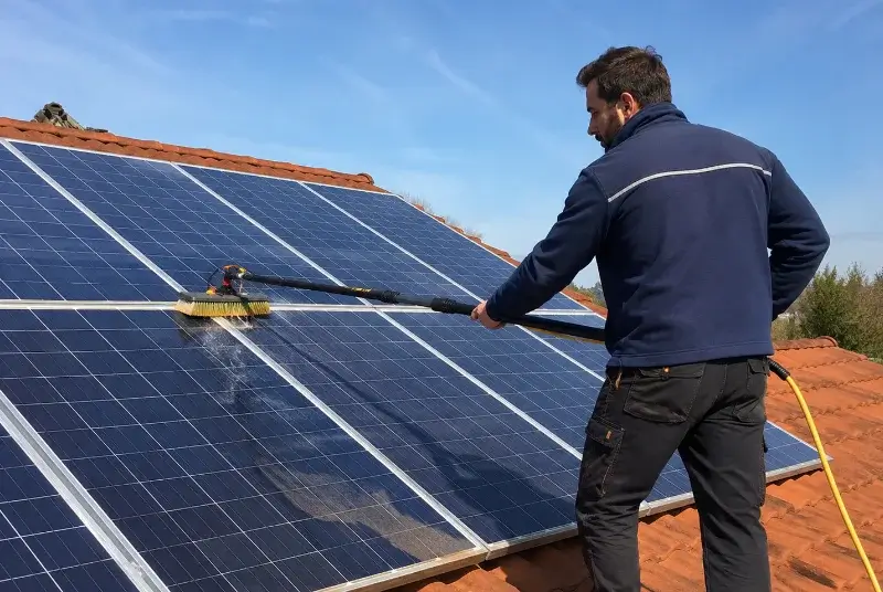 Nettoyage et entretien de panneaux solaires à Vignoc